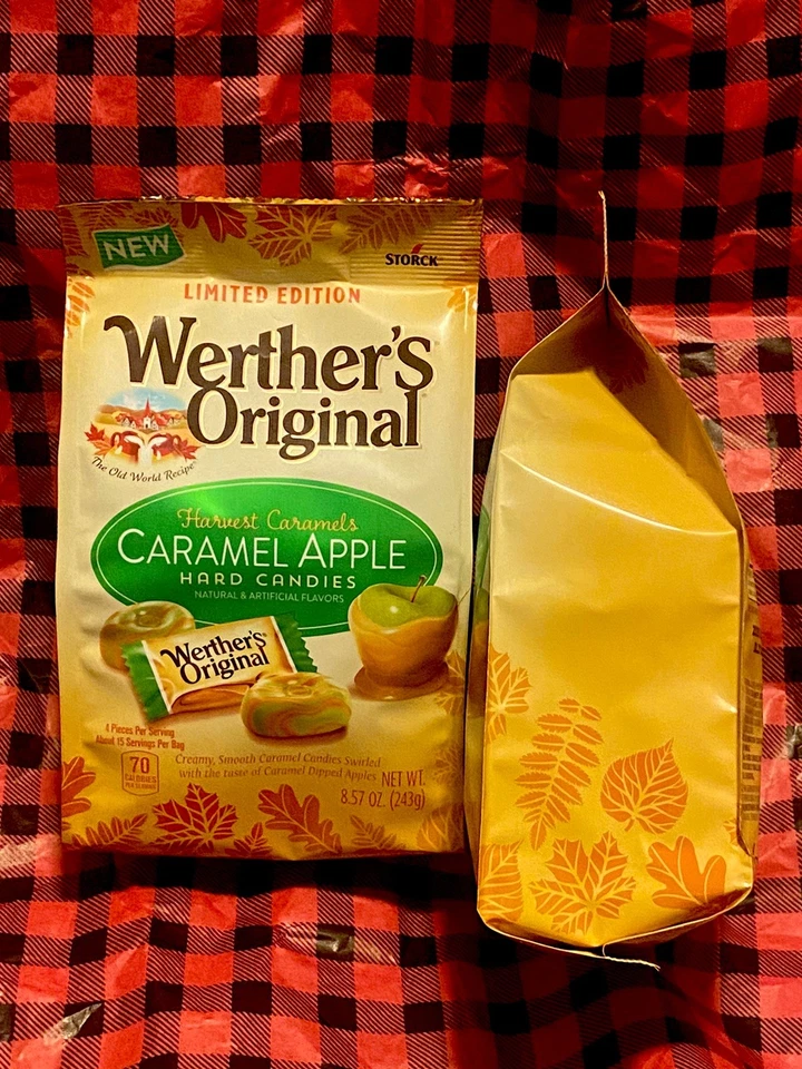 2 bolsas XLarge Werther's caramelo manzana caramelo duro caramelos 8,57 oz, caducidad 5/26 NUEVO Foto 2 de 4