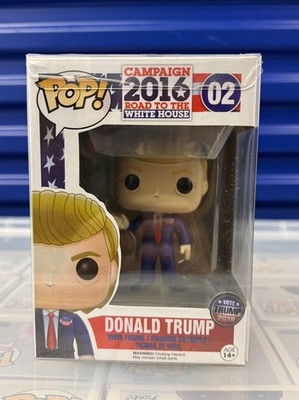 Funko Pop The Vote Donald Trump #02 Rare Campaign 2016 Original USA Neu Vaults