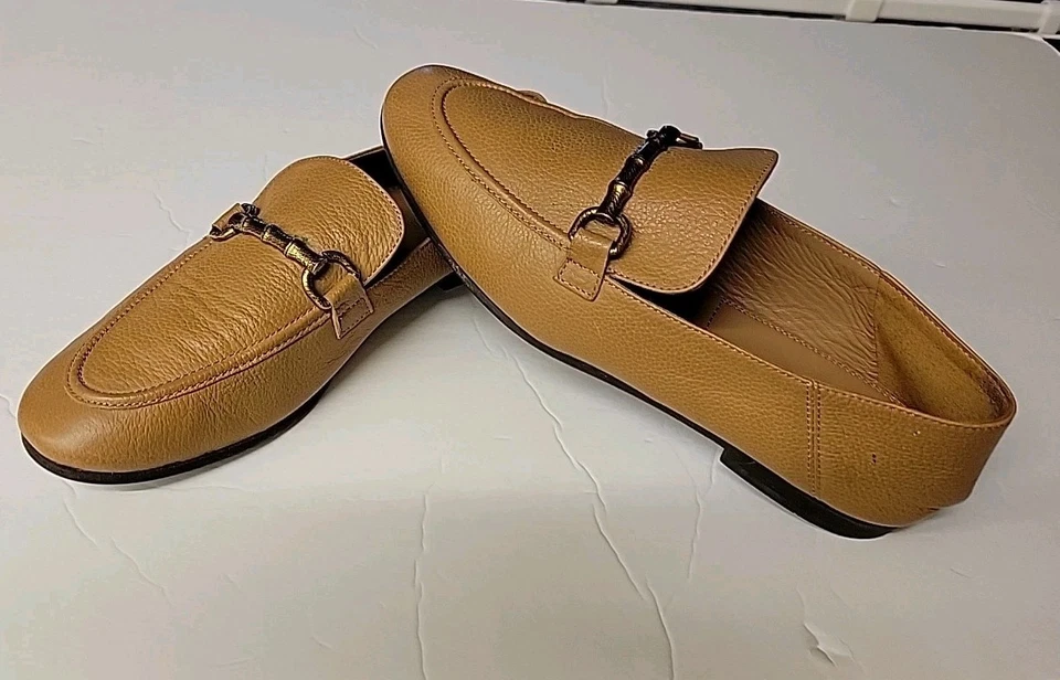 Mocasines para mujer Massimo Dutti color tostado talla 38 EU (7,5 US) Foto 3 de 4