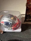 Andre Tippett Signed Patriots TB Mini Helmet w/ HOF 08 Beckett Wit BAS COA