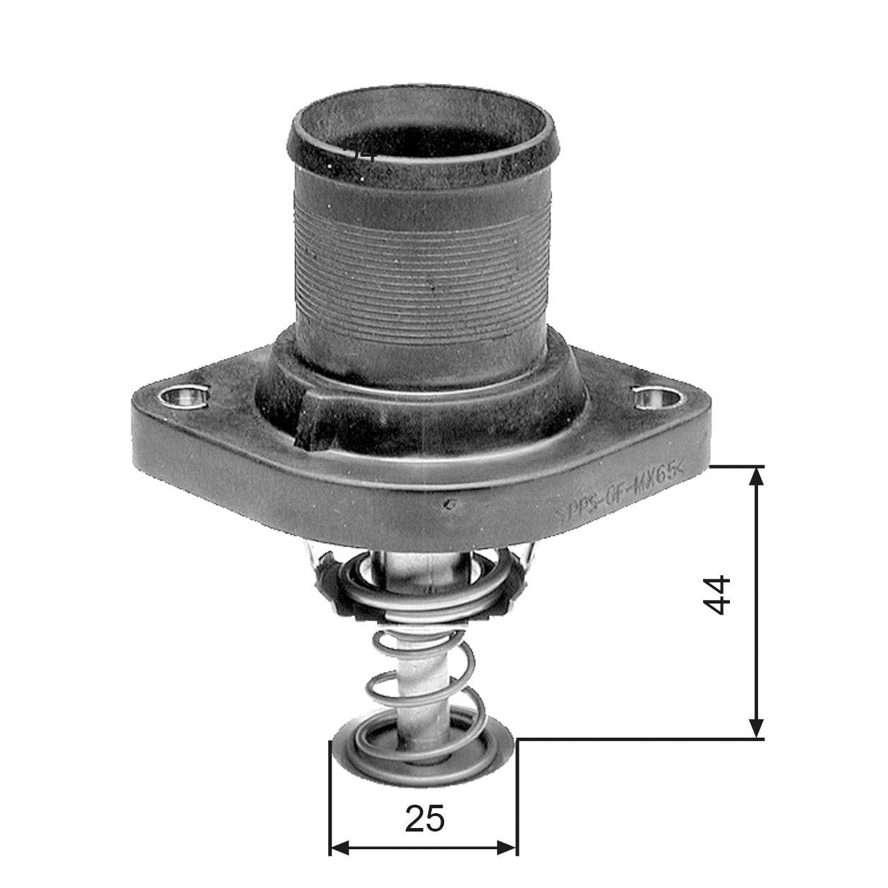 Thermostat with housing TH24989G1 GATES for PEUGEOT CITROËN FIAT LANCIA - Image 20