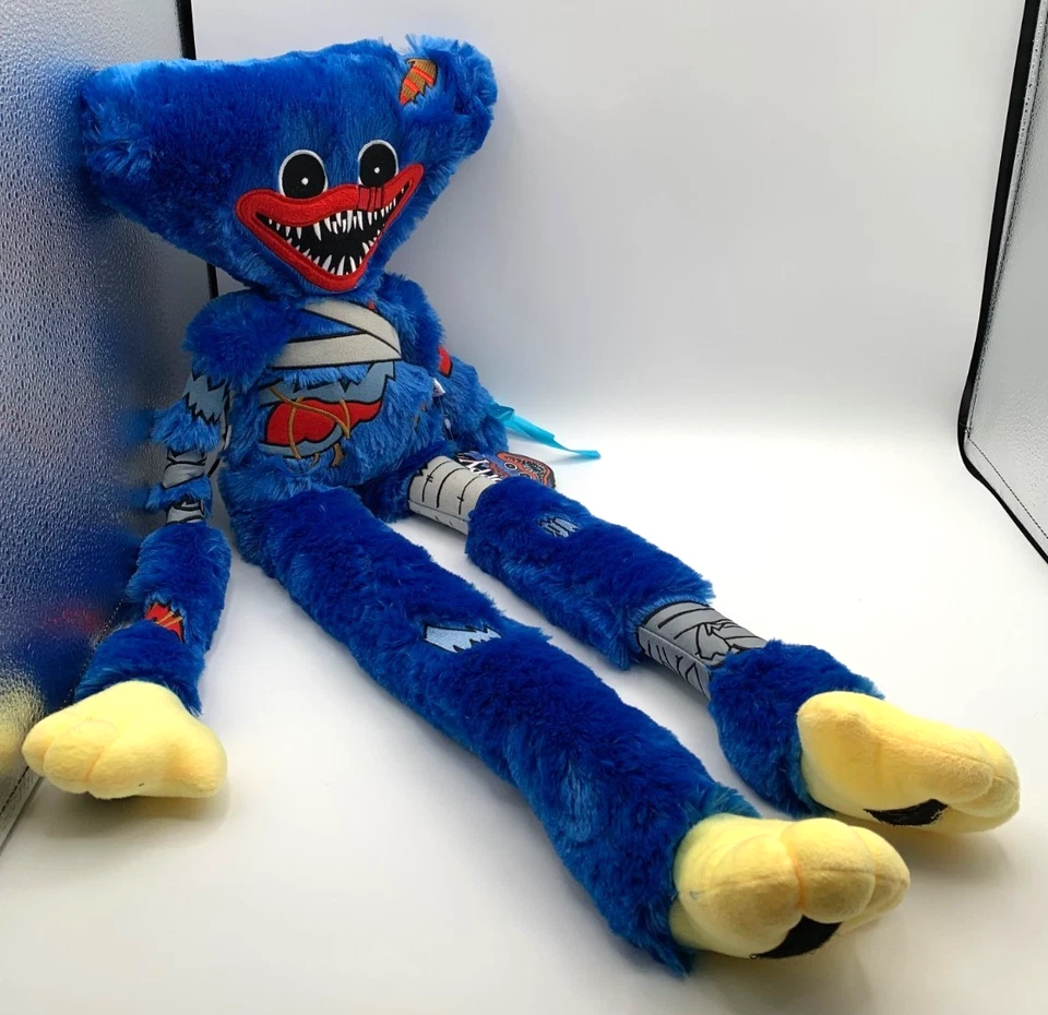 POPPY PLAY TIME BIG Plush Doll Huggy Wuggy 75cm 29.5 in Namco Limited 2025 Japan - Image 4 of 4