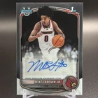 2025-26 Bowman #CPA-MBJ Mikel Brown Jr. Chrome Prospect Autographs
