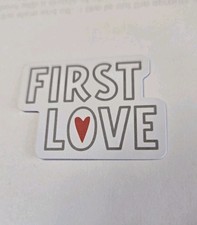 Creative Memories First Love    Scrapbook Die Cut Gray Red White Love