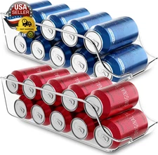 Utopia Kitchen - Soda Can Organizer for Pantry - Refrigerator or Fridge Organize