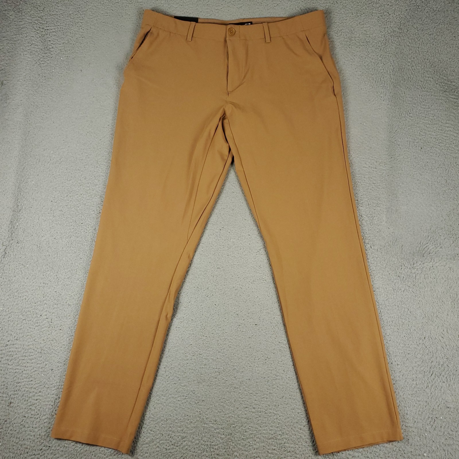 Under Armour Pants Mens 42x36 Brown Tan Stretch Golf Chino Stretch Taper