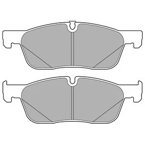 DELPHI LP3166 Brake Pad Set Front Fits Jaguar E-Pace Land Rover Discovery Sport - Image 2 of 4