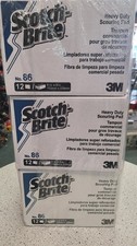 36 Pads Scotch-Brite PROFESSIONAL 86 6 x 9 Heavy-Duty Scouring Green New 3x Box