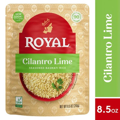 Royal Cilantro Lime Basmati Rice - Ready to Heat Basmati Rice - 8.5 oz
