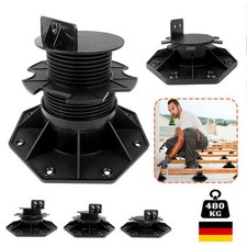 50X Adjustable Decking Pedestal Riser Bearing Support 18mm-30mm | 30mm-140mm UK