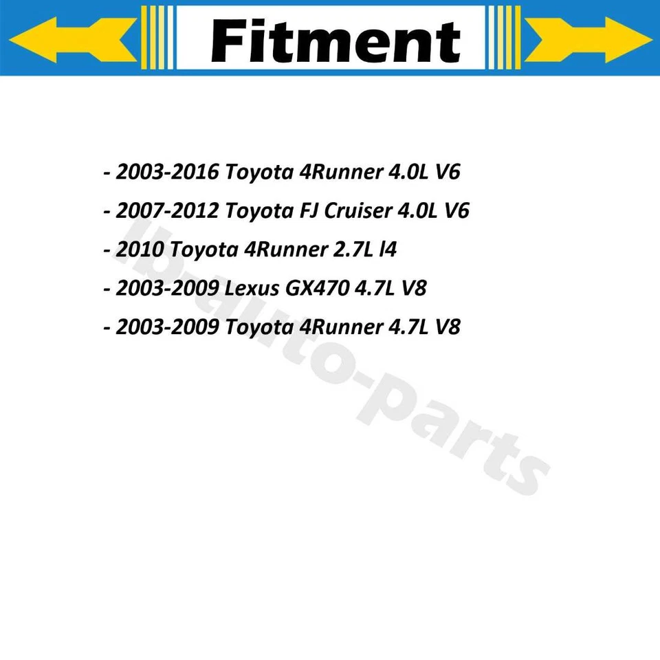 Línea de manguera de freno delantero 2x para Toyota FJ Cruiser 2007-2012 4,0 L Foto 2 de 4