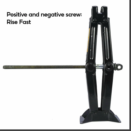 2.5 Ton Tonne Scissor Jack Lift Wind Up for Car Van Garage w/Crank Speed Handle - Picture 13 of 14