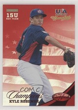 2013 USA Baseball Champions Certified National Team Mirror Red Kyle Robeniol z6b