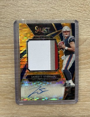 2019 Select JARRETT STIDHAM Neon Orange Pulsar Patch Auto /23 RC 1/23 1st 3 Clr