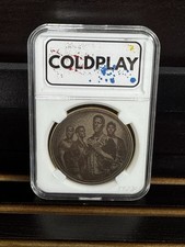 Coldplay Inspired Token Coin Keepsake Fan Chris Martin Viva La Vida Yellow Stars