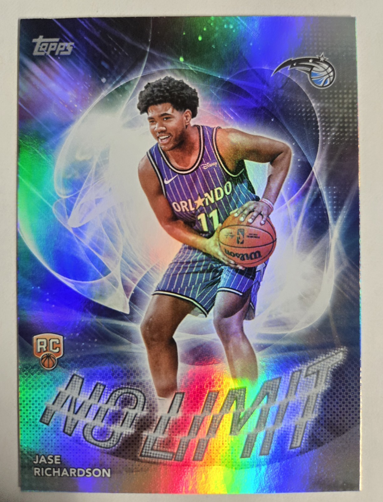 Jase Richardson 2025-26 Topps No Limit HOLO Rookie RC Orlando Magic NL-25 Rare