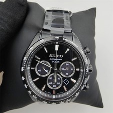 SEIKO SELECTION Chronograph analog solar Stainless Steel strap watch SBPY187