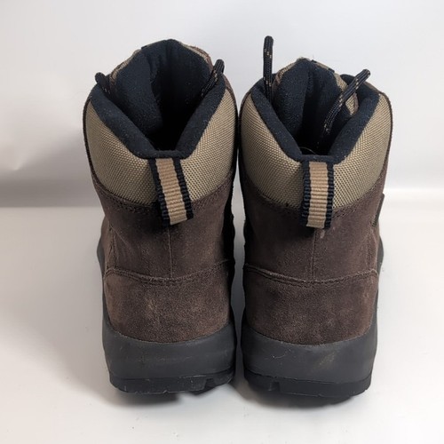 LL Bean Brown Leather Winter Boots Men's Size 9 - Picture 3 of 6