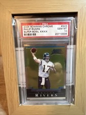 2004 Bowman Chrome Super Bowl XXXIX #223 Philip Rivers RC PSA 10