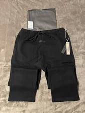 NEW Fear of God Essentials Relaxed Black Sweatpants Size XL 100% Authentic✅