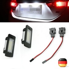 Hinterer weißer Licht 24 LED-Kennzeichenleuchte FÜR Audi A4 2 2009-2012 Stück