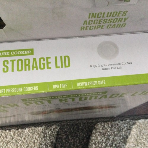 Food Network Pressure Cooker Inner Pot Storage Lid 8 Quart New In Box - Picture 5 of 5
