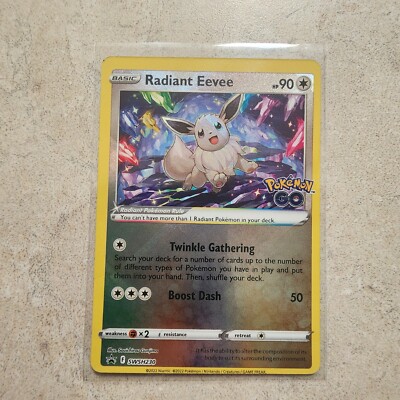 Alignment Dot Miscut Error Pokémon TCG Radiant Eevee Promo SWSH230 Mint