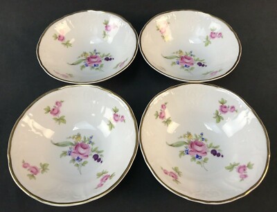 Set of 4 Vintage Thun Bernadotte Porcelain SONATA 5-1/2'' Berry Bowls