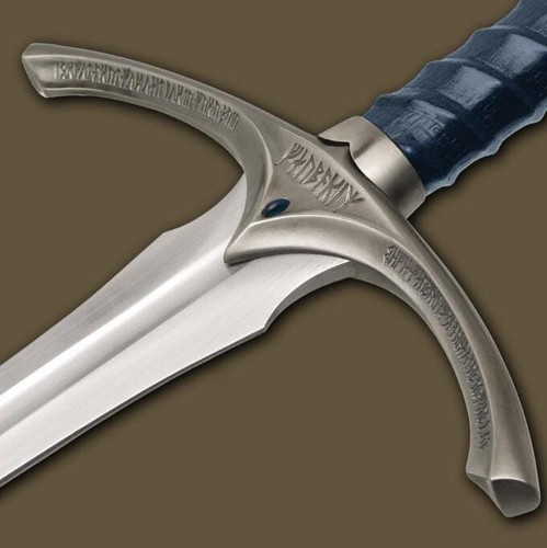 Glamdring Sword LOTR Fantasy Replica Stainless Steel Blade & Display Plague - Picture 3 of 4