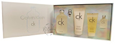 CK One 4 PCS SET 6.7 EDT 6.7 Skin moisturizer 3.3 Body wash EDT .5 MINI NEW