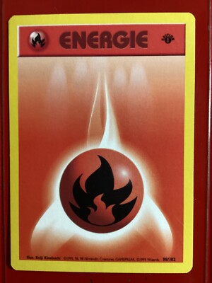 1st Edition Fire Energy 98/102 Base Set Pokemon (QTY) NICE !!!