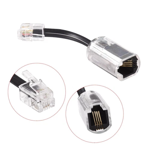 Telephone Cord Detangler 360 Degree with Telephone Handset Cord 9.84 ft 2Sets us - Picture 4 of 5