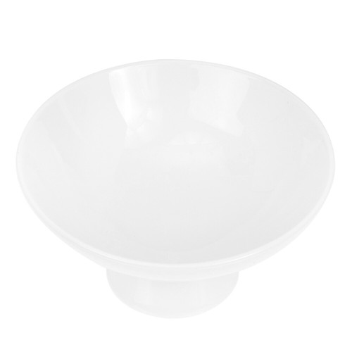 Delicate Ceramic Smooth Edges Footed Ice Cream Cup Tall Fruit Bowl Pudding Dish - Picture 6 of 12