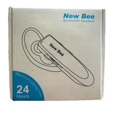 New bee Bluetooth Wireless Handsfree Headset For iPhone Android - Black LCB41 