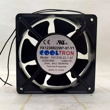 COOLTRON FA1238B22W7-97-Y1 12038 220V 0.20/0.17A Cooling Fan