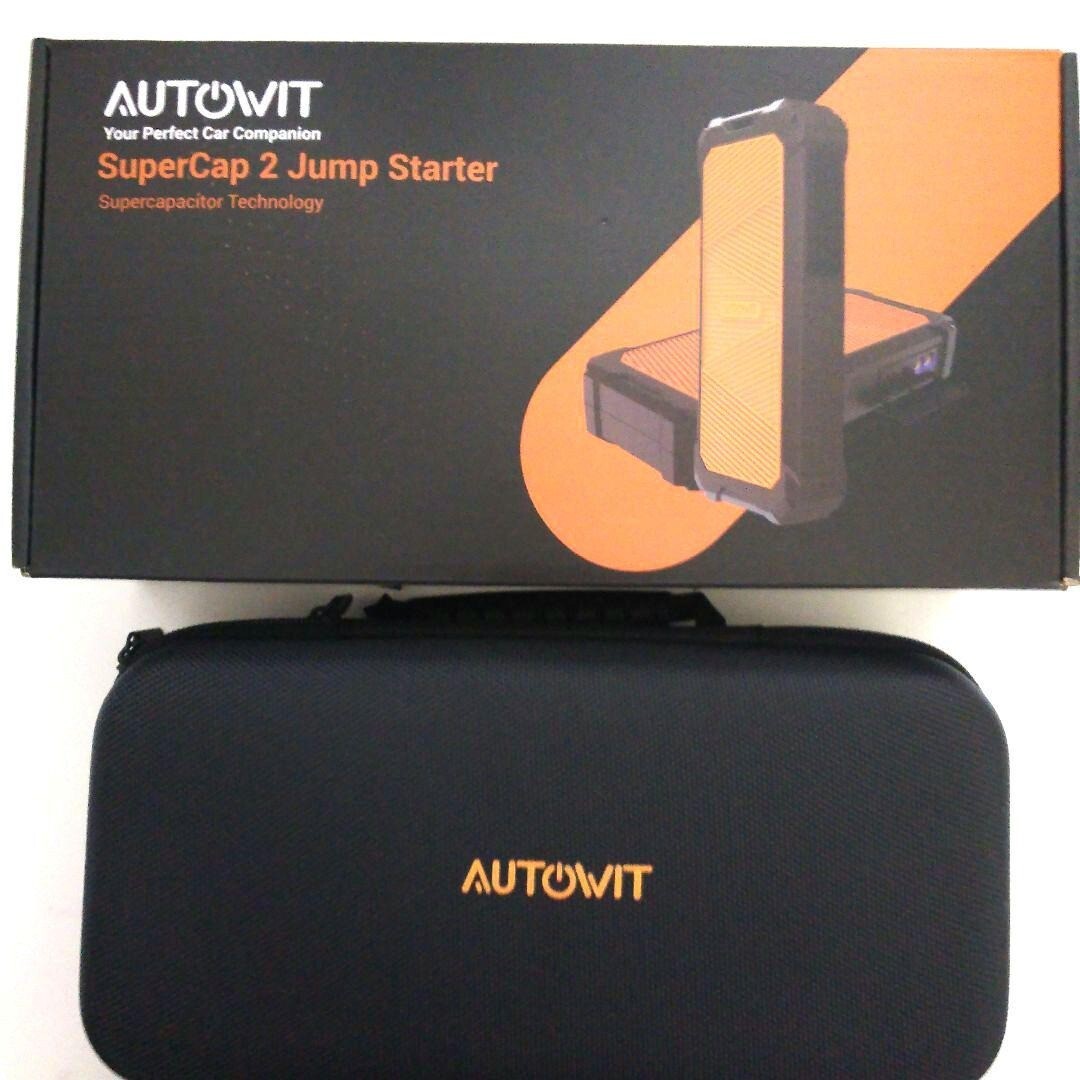 【新品】AUTOWIT SuperCap 2 Jump Starter Autowit Jump Starter 350F SuperCap 2 12-Volt Battery-Less