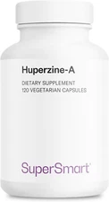 Supersmart Huperzine-A 100mcg Alkaloid Extract Supplement 120 Vegetarian Capsule