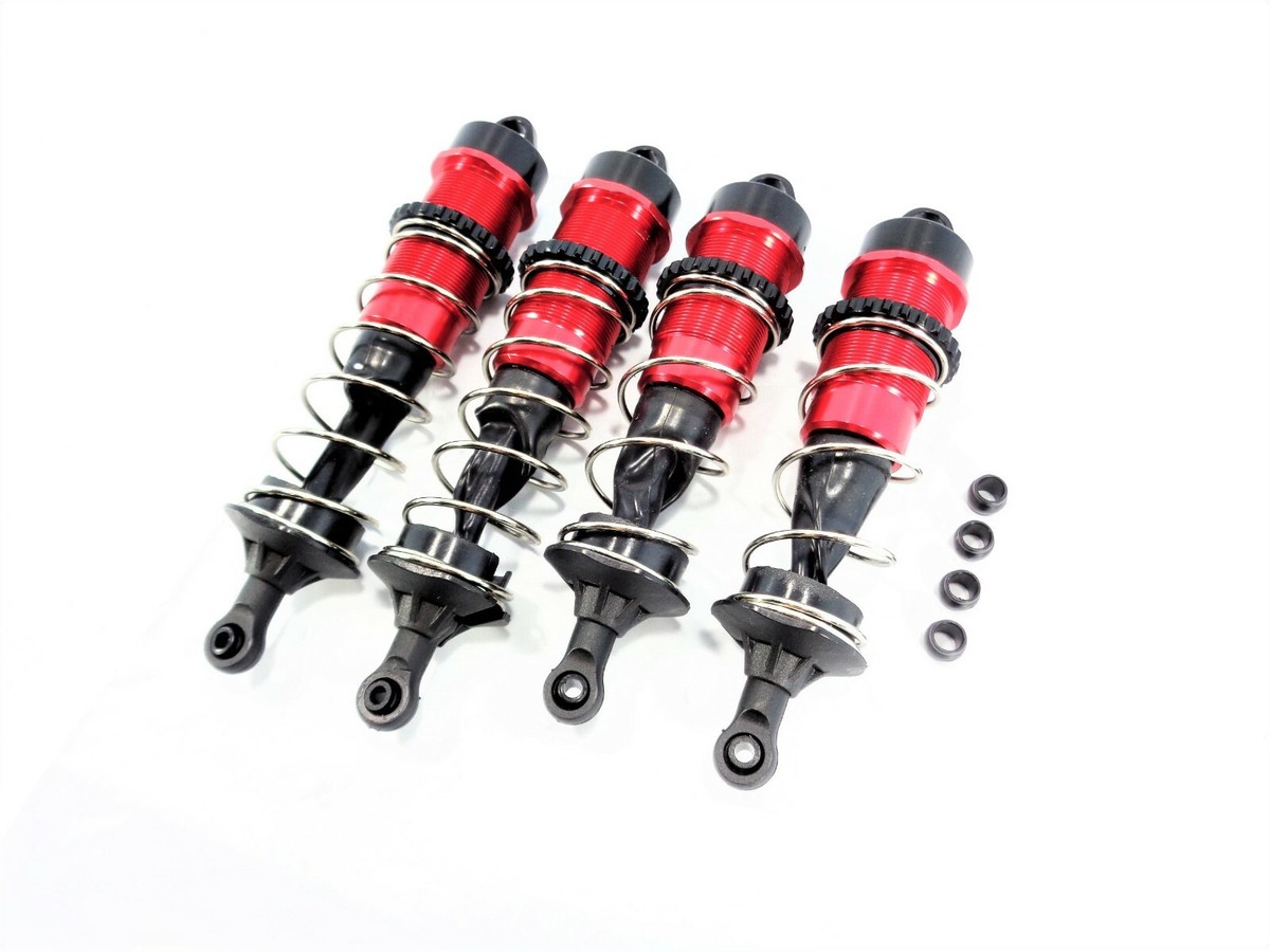 New v5 Arrma Typhon 6s BLX Red Aluminum Shock Set Springs