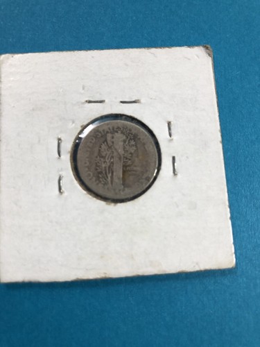 1919 Mercury Silver Dime Winged Liberty Head, No Mint Mark Philadelphia Coin - Picture 2 of 4