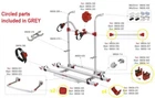 FIAMMA CARRY BIKE PRO Spare parts in Grey motorhome pro rack CB Part 98656-782