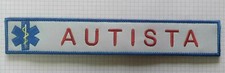 PATCH TOPPA AUTISTA - croce esculapio - 25cm X 4cm - con STRAPPO - personalizza