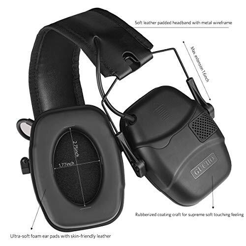 Electronic Shooting Earmuff Hearing Ear Protection for Gun Range Noise