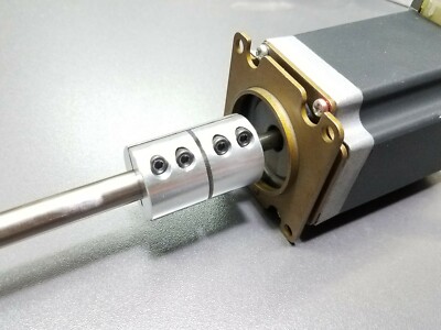 8mm x 10mm Rigid Clamp Shaft Coupling Double Length CNC Mill Stepper Nema 23