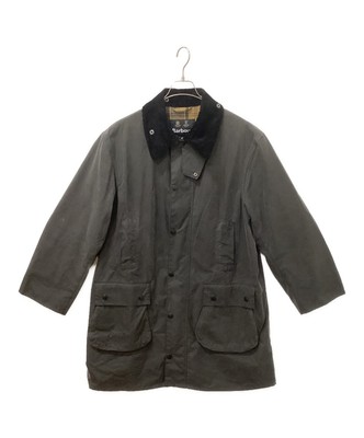 Barbour/ BORDER OS WAX JACKET Gray Size:40 | eBay