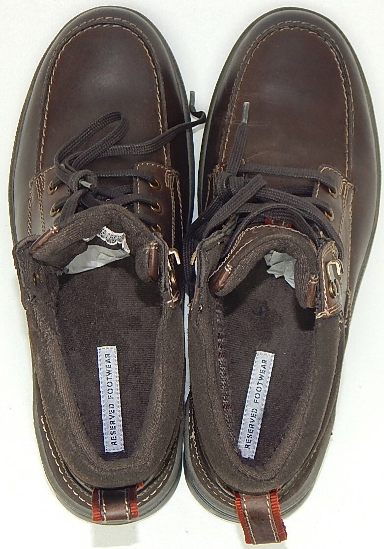 Leather Mid Boots Brown RF147 