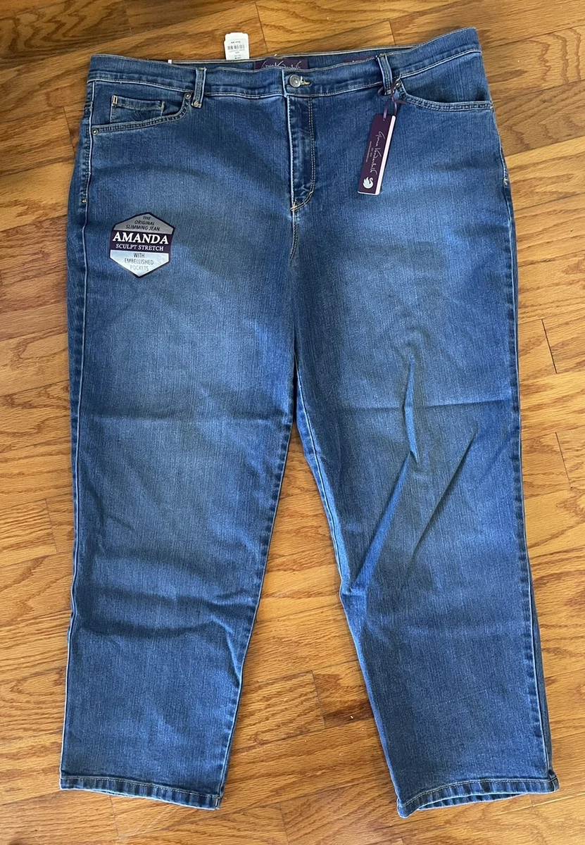 Plus size jeans top with embellished pockets
