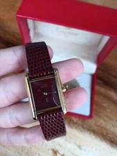 Cartier Tank Red Women's Watch - 366001 