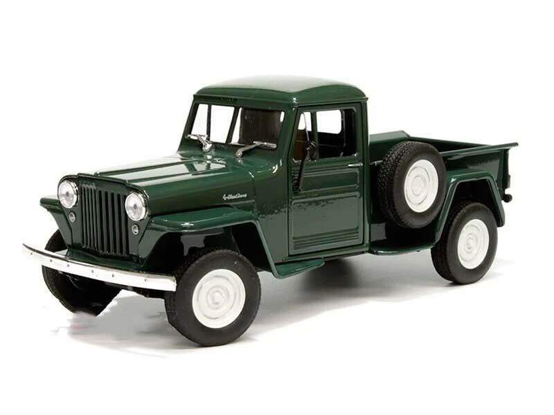 Welly  1947 Jeep Willys Pickup Truck 1:24 Diecast Model Toy Car 24116 4D - Image 3 of 3