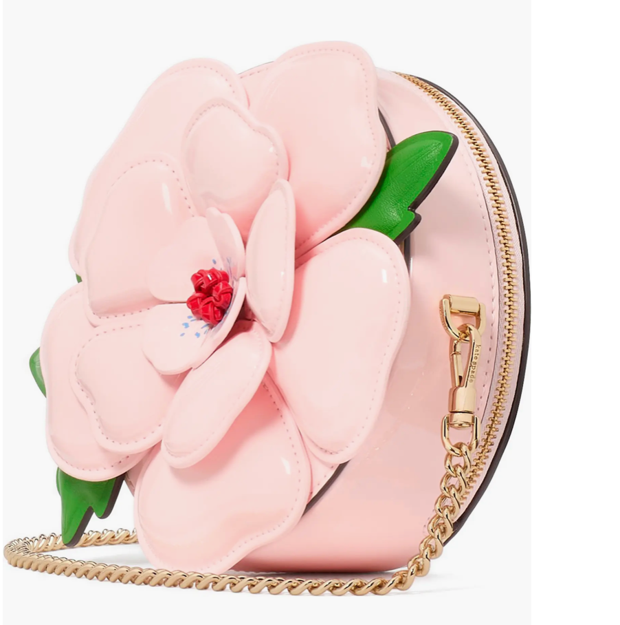 NWT Kate Spade New York In The Garden 3D Floral Appliqué