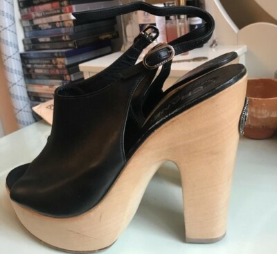 platform clog heels